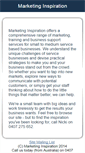 Mobile Screenshot of marketinginspiration.com.au